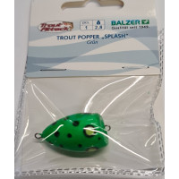 Trout Popper Splash grün