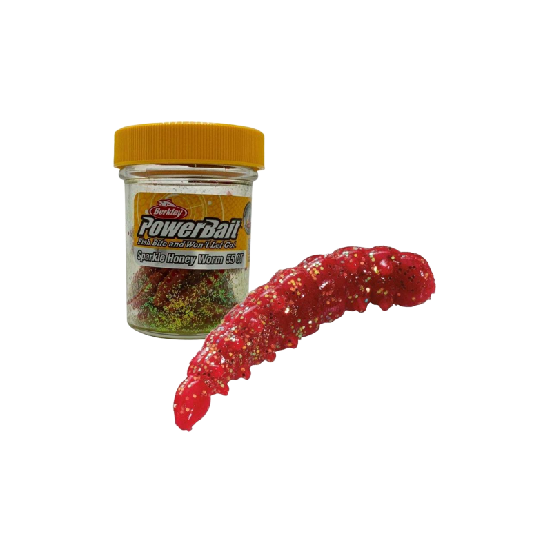 Berkley - Sparkle Honey Worms - Red Scales Berkley - Sparkle Honey Worms - Red Scales