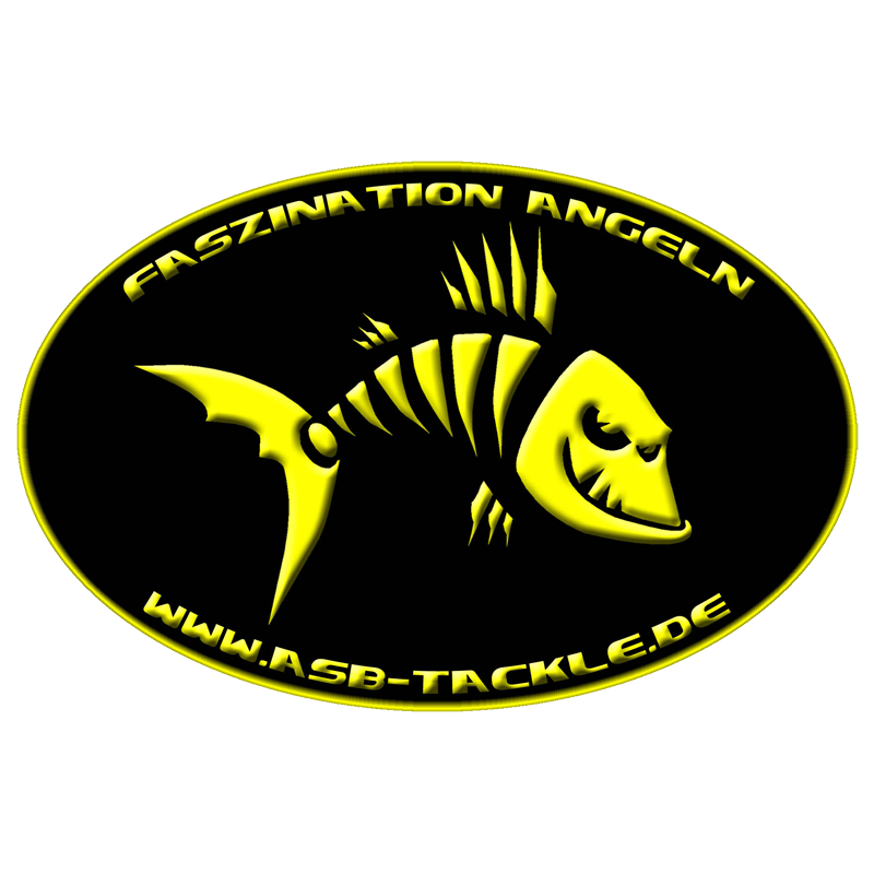 Sticker ASB Tackle schwarz/gelb 9,5x14,5cm