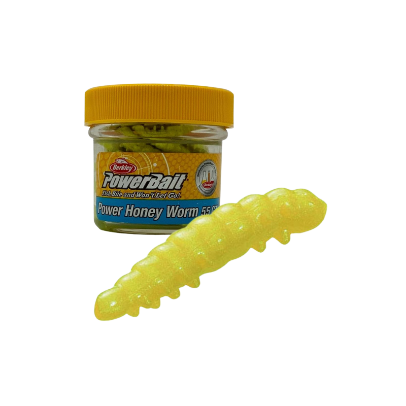 Berkley - Power Honey Worms - Hot Yellow Scales Berkley - Power Honey Worms - Hot Yellow Scales