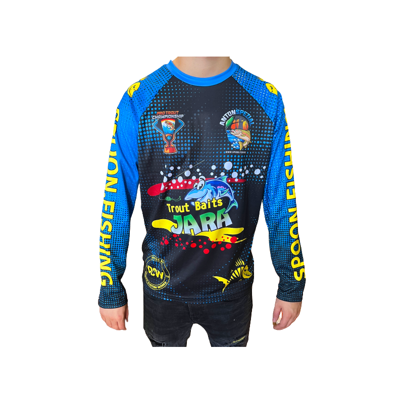 Spoon.Fishing - UV Longsleeve "SF-Team Blau"
