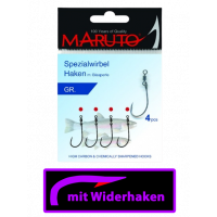 Maruto - Spezialwirbelhaken mit Glasperle