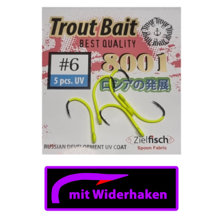 Zielfisch - Spoon Haken UV Gr.6