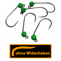 ASB Tackle - Tungsten Jig Hook - Barbless - Fluo Grün