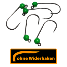 ASB Tackle - Tungsten Jig Hook - Barbless - Fluo Grün