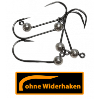 ASB Tackle - Tungsten Jig Hook - Barbless - Silber