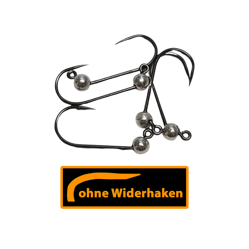 ASB Tackle - Tungsten Jig Hook - Barbless - Silber ASB Tackle - Tungsten Jig Hook - Barbless - Silber