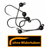 ASB Tackle - Tungsten Jig Hook - Barbless - Schwarz Nickel