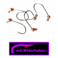 ASB Tackle - Tungsten Jig Hook - Micro Barb - Kupfer