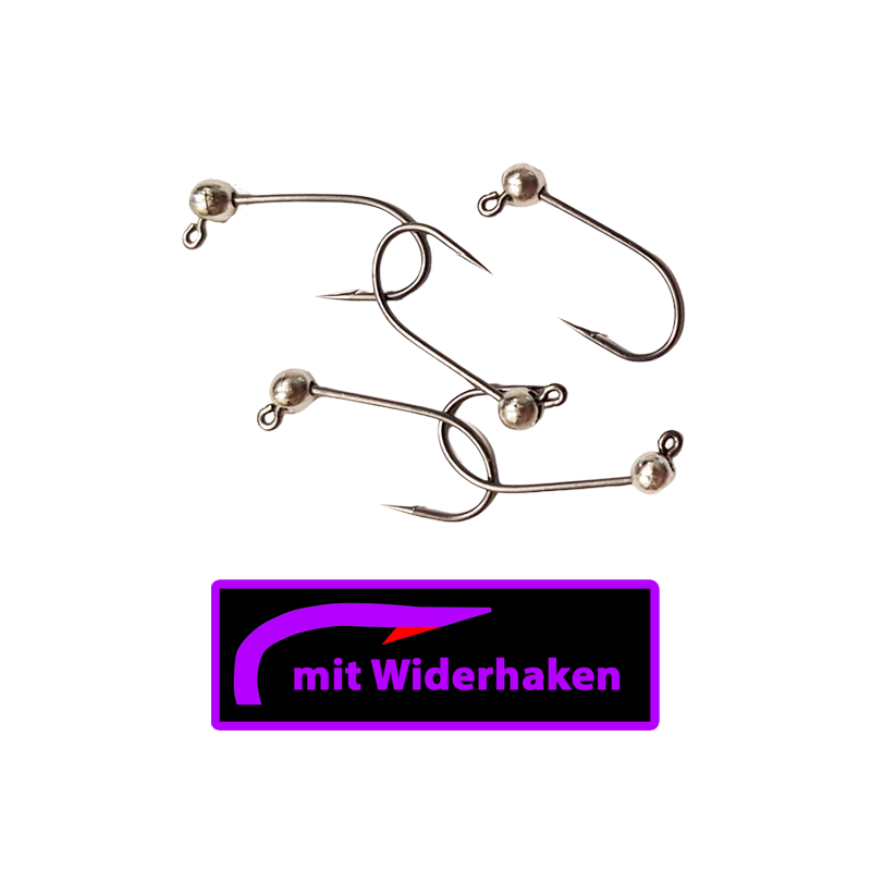 ASB Tackle - Tungsten Jig Hook - Micro Barb - Silber ASB Tackle - Tungsten Jig Hook - Micro Barb - Silber
