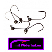 ASB Tackle - Tungsten Jig Hook - Micro Barb - Schwarz Nickel