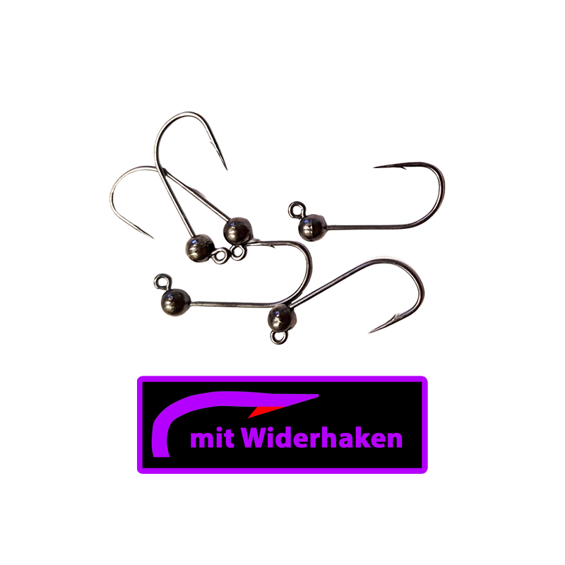 ASB Tackle - Tungsten Jig Hook - Micro Barb - Schwarz Nickel ASB Tackle - Tungsten Jig Hook - Micro Barb - Schwarz Nickel