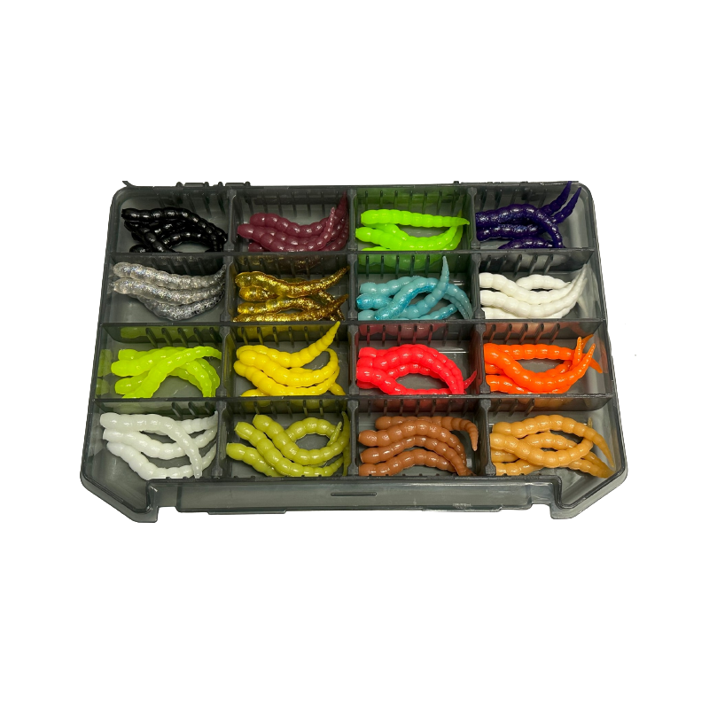 Trout Baits Jara - Bufworm 45 - Knoblauch - Sortiment Top 16
