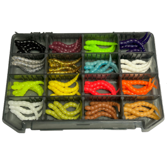 Trout Baits Jara - Bufworm 45 - Knoblauch - Sortiment Top 16