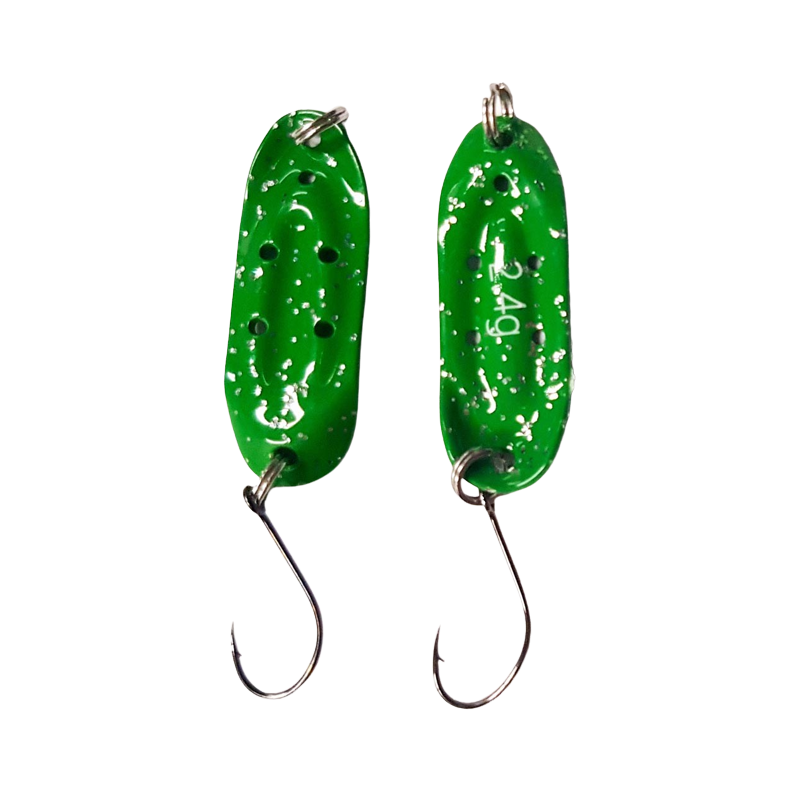Paladin - Trout Spoon IX - 2,4g - grün-glitter