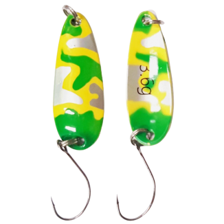 Paladin - Trout Spoon VII - 3,6g - camo-gelb-grün