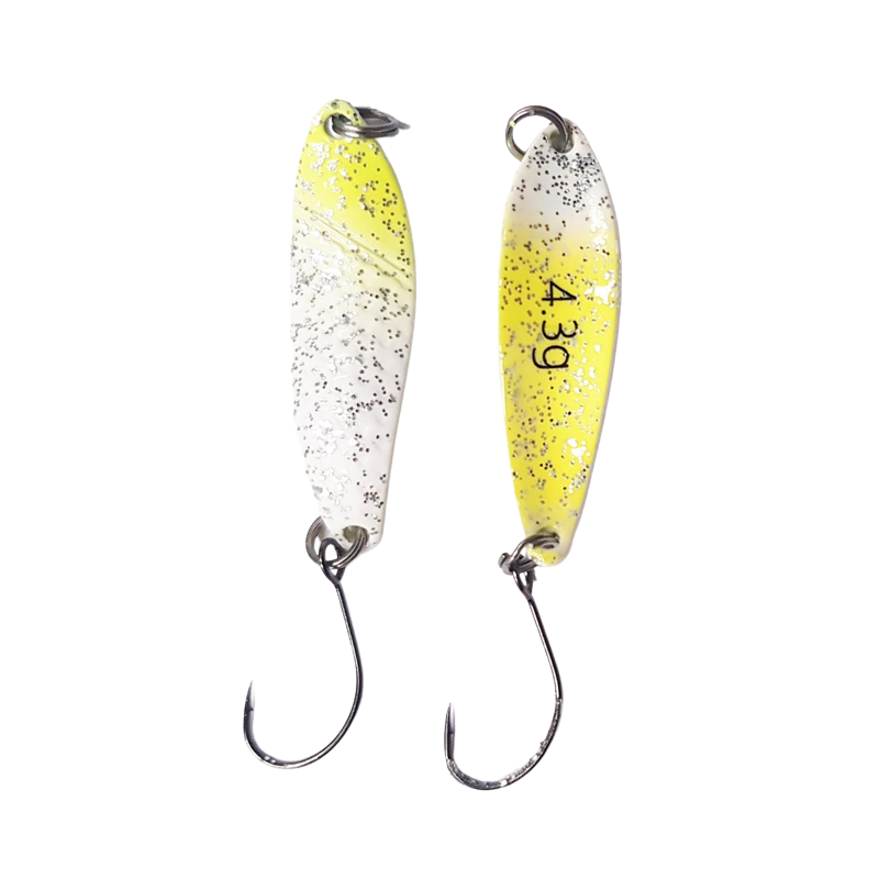 Paladin - Trout Spoon X - 4,3g - fluogelb-weiß