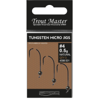Trout Master - Tungsten Micro Jigs - Gr.4 - Natur