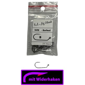 ASB Tackle - Soft Lure Jig Hook - Barbed