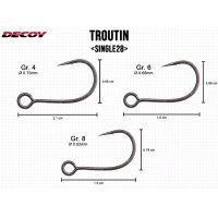Decoy - Troutin Single28 Barbed