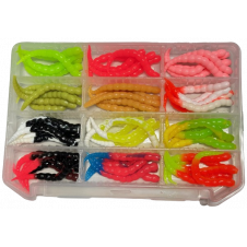 Trout Baits Jara - Bufworm 65 - Bubblegum - Sortiment