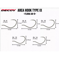 Decoy - Area Hook Type IX Floria - Barbless