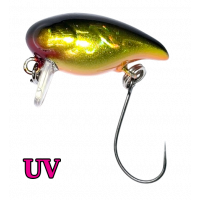 Jackall - Area Man Crank 22S - UV HL Gold & Black