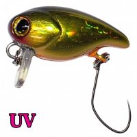 Jackall - Area Man Crank DAD 28F - UV HL Gold & Black