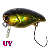 Jackall - Area Man Crank DAD 28F - UV HL Gold & Black