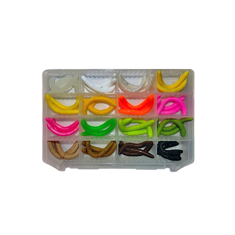 Libra Lures - Mix Box - Fatty D'Worm 65 - Cheese