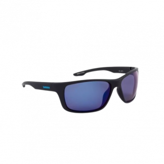 Shimano Matte Black & Blue Mirror
