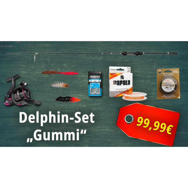 TroutKing - Delphin-Set - Gummi TroutKing - Delphin-Set - Gummi