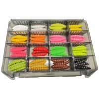 Libra Lures - Mix Box - Larva 35 - Bubblegum