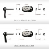 Gomexus TPE Reel Power Knob Transparent-Purple