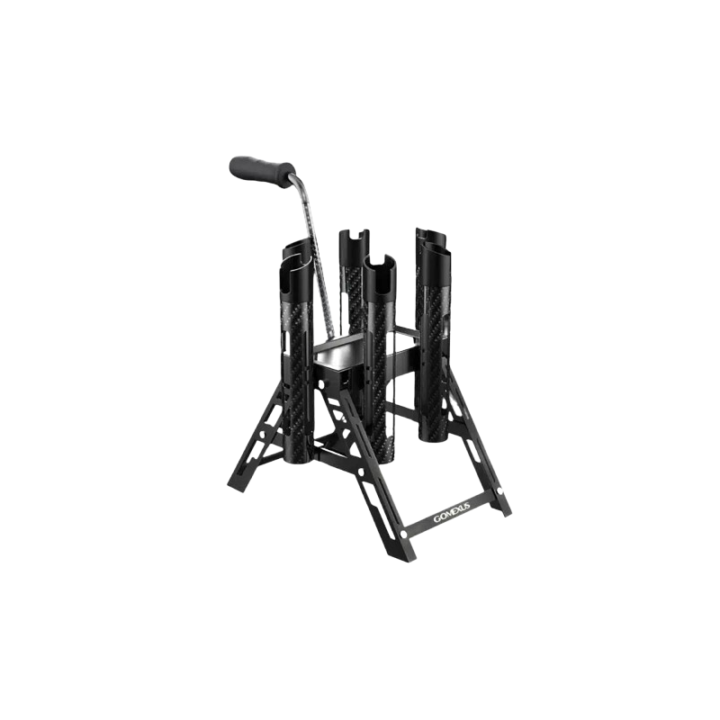 Gomexus Foldable Carbon Rod Holder P6 Black Gomexus Foldable Carbon Rod Holder P6 Black