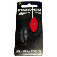 Praesten Micro 1,8g Black-Red