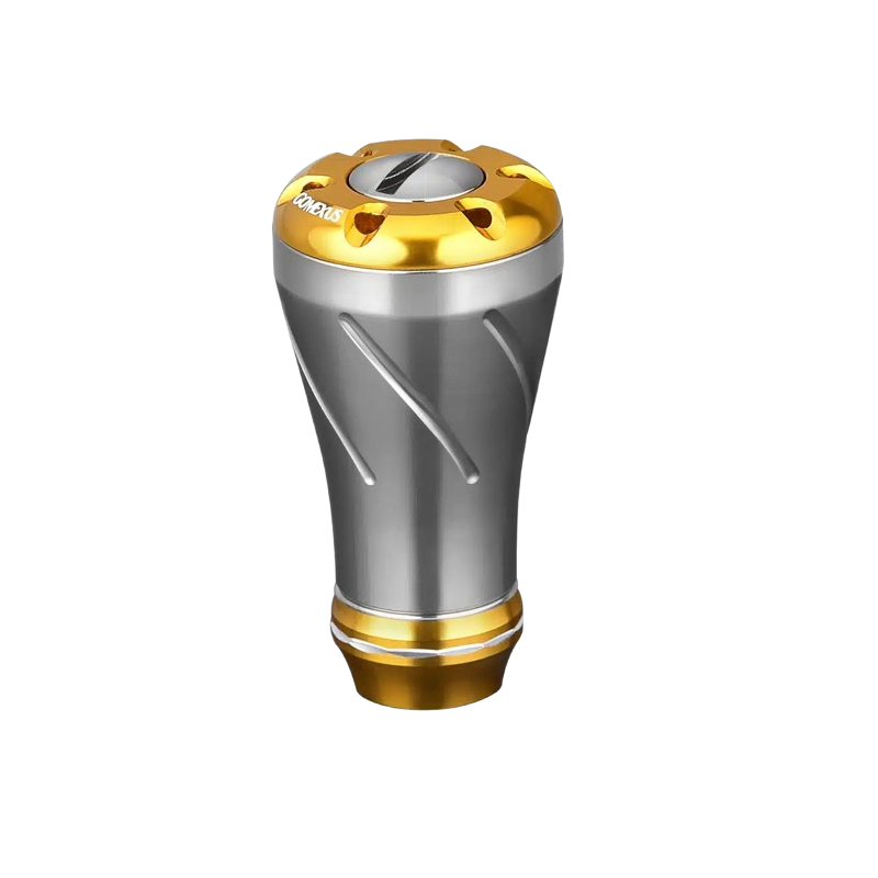 Gomexus Aluminum Reel Power Knob Silver-Gold Gomexus Aluminum Reel Power Knob Silver-Gold