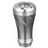 Gomexus Aluminum Reel Power Knob Silver-Smoke