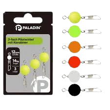 Paladin - 3-fach Pilotwirbel mit Karabiner