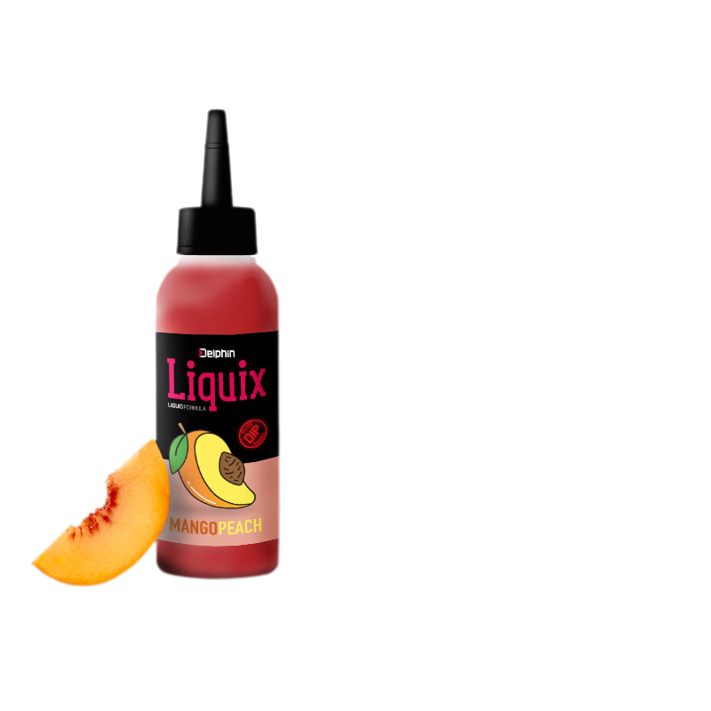 Fluo dip D SNAX LiquiX / Mango-Pfirsich