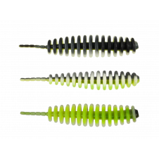 Trout Master - Master Worm Mini 45 Black Chartreuse