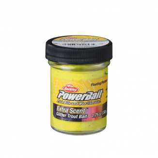 Berkley Powerbait Natural EU Glitter Garlic Sunshine Yellow