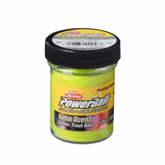 Berkley Powerbait Natural EU Glitter Garlic Chartreuse