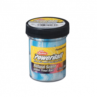 Berkley Powerbait Natural EU Glitter Garlic White Blue