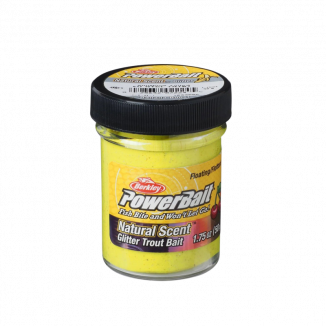 Berkley Powerbait Natural EU Glitter Banana Sunshine Yellow