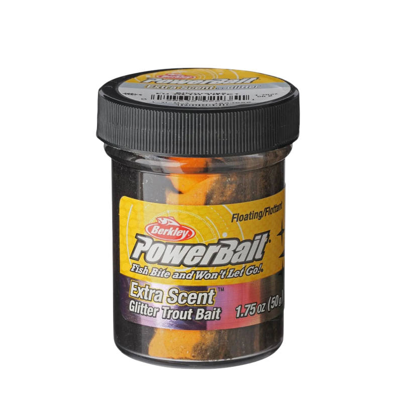 Berkley Powerbait Natural EU Glitter Black Orange Berkley Powerbait Natural EU Glitter Black Orange