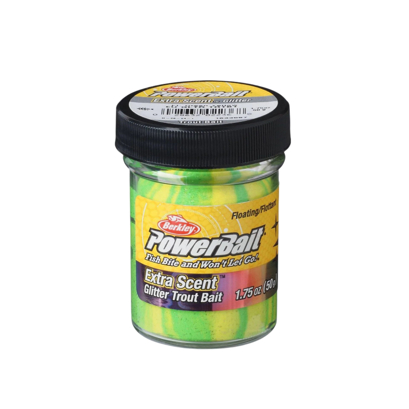 Berkley Powerbait Natural EU Glitter Fluo Green Yellow