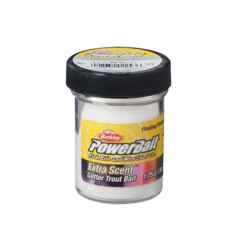 Berkley Powerbait Natural EU Glitter White Berkley Powerbait Natural EU Glitter White