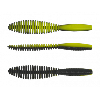 Trout Master - Leech 75 - Black Lime