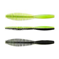 Trout Master - Leech 75 - Black Chartreuse